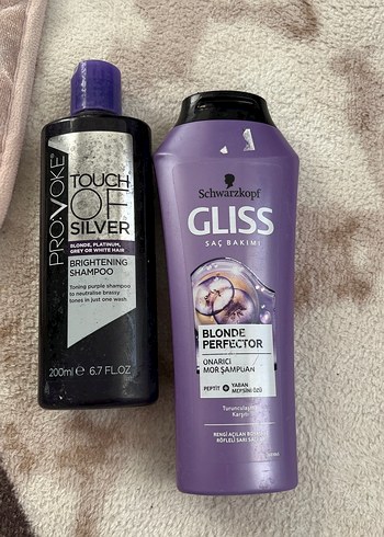 Beden Schwarzkopf Gliss Blonde Perfector Mor Şampuan 200 ml