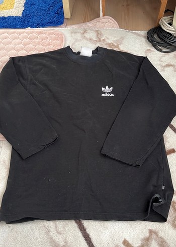 Adidas Siyah Salaş Sweatshirt