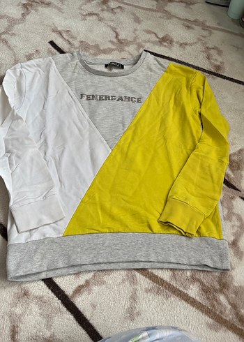 Renk Bloklu Uzun Kollu Kadın Sweatshirt