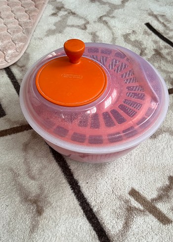Turuncu Plastik Sebze Kurutucu