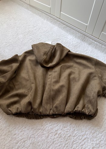 Kadın Süet Bomber  Ceket - Görsel 8