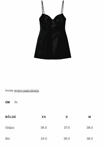 Zara Kadife Mini Elbise - Görsel 5