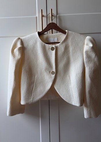Zara Crop Blazer Ceket - Görsel 6