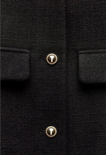 m Beden siyah Renk Zara Crop Blazer Ceket