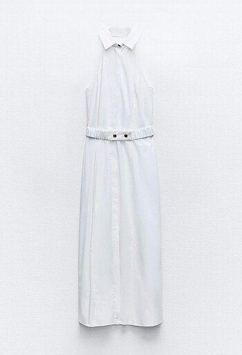 s Beden Zara Halter Yaka Midi Elbise