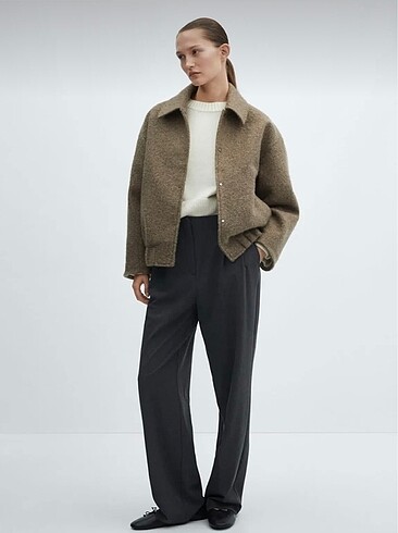 Mango Mango Oversize Bomber Ceket