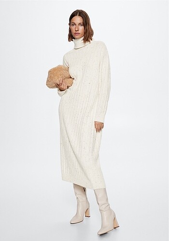 Mango Oversize Triko Elbise