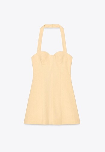m Beden Zara Halter Yaka Şortlu Elbise