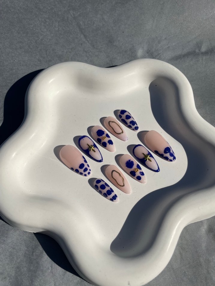 Pastel Mavi takma tırnak - Görsel 3