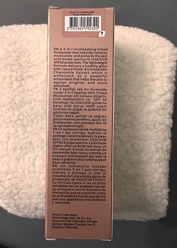 Note 3in1 Sağlıklı Ten BB Krem SPF50 - Görsel 5