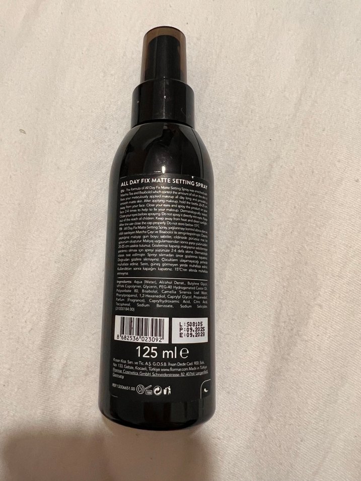 Flormar All Day Fix Matte Sabitleyici Sprey - Görsel 2