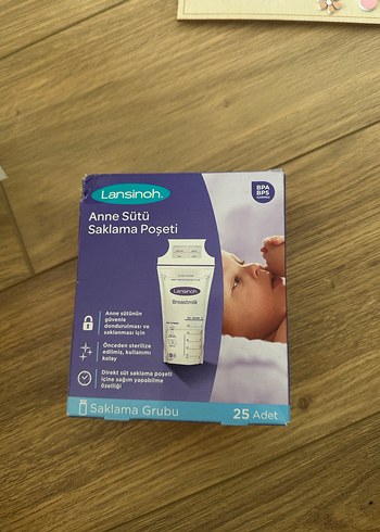 Lansinoh Anne Sütü Saklama Poşeti 25'li