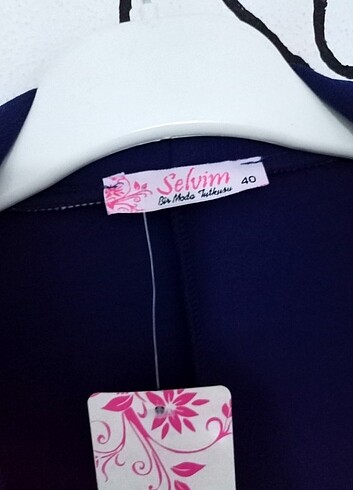 40 Beden lacivert Renk SIFIR ETİKETLİ Blazer ceket