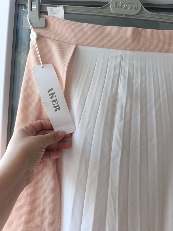 somon Pilili Uzun Kadın Etek - Görsel 3