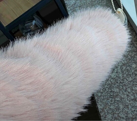 Defacto Pembe peluş mont