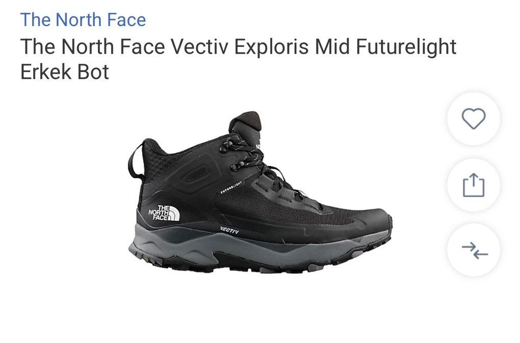 The North Face Vectiv Exploris Mid Futurelight Erkek Bot - Görsel 5