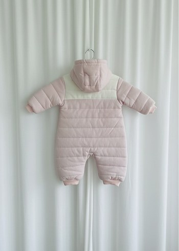 Kız Bebek Fermuarlı Pembe Tulum - Görsel 2