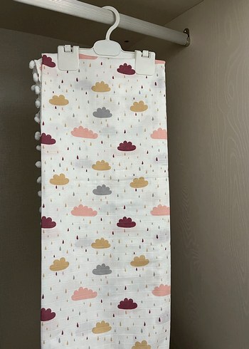 Çok Renkli Bulut Desenli Çocuk Battaniyesi - Görsel 3