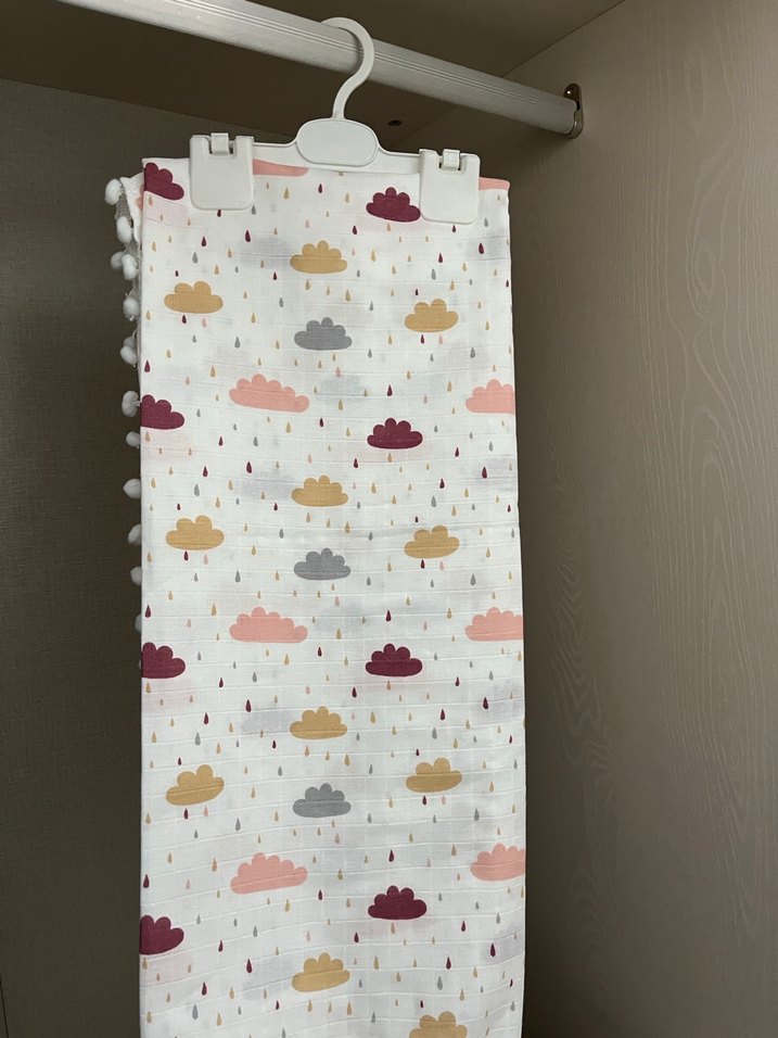 Çok Renkli Bulut Desenli Çocuk Battaniyesi - Görsel 3