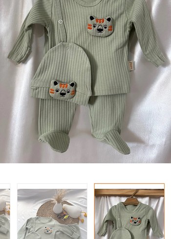 Erkek Bebek Örgü Takım - Görsel 3