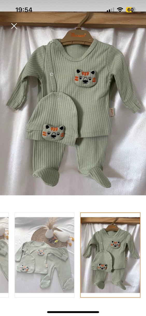 Erkek Bebek Örgü Takım - Görsel 3