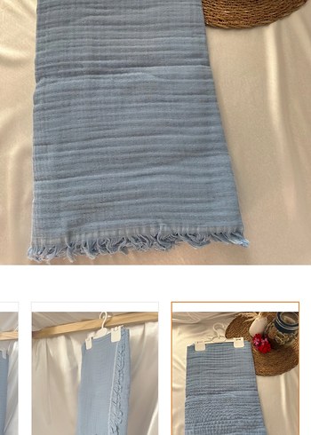 4 katlı pamuklu battaniye - Görsel 3