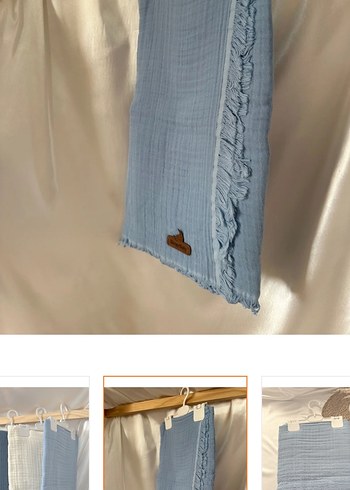 4 katlı pamuklu battaniye - Görsel 2