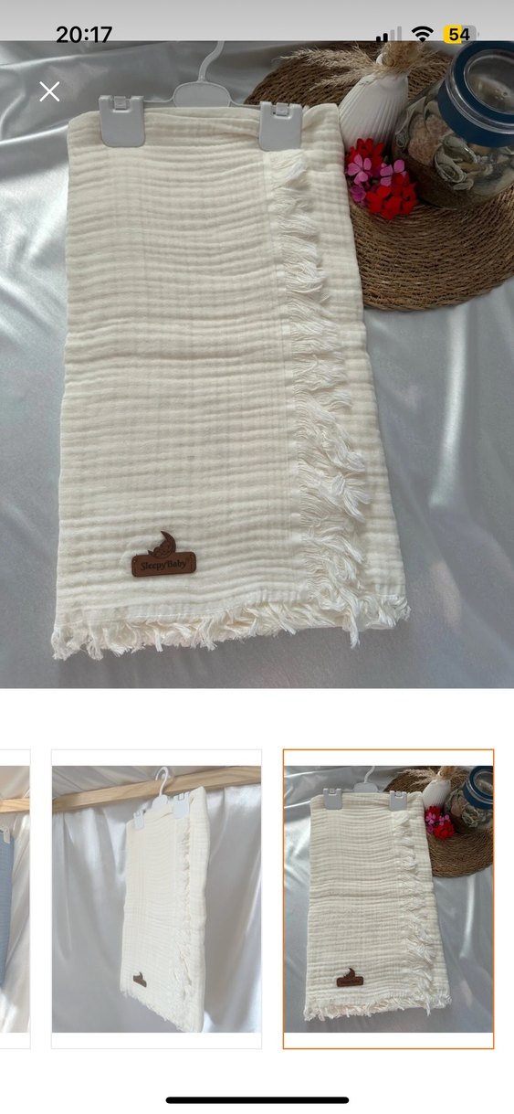 4 katlı pamuklu battaniye - Görsel 2