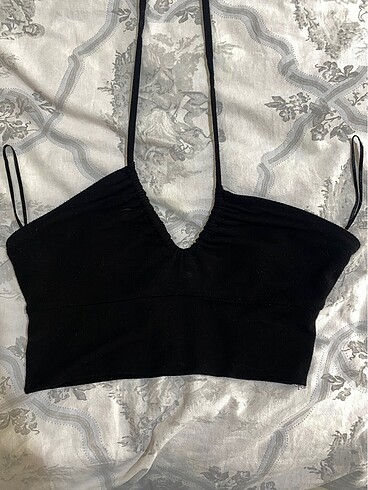 Bershka Bershka Boğaz Askılı Crop