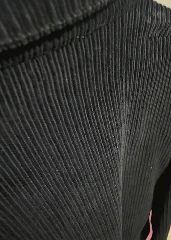 Düğmeli Siyah Ceket - Görsel 3