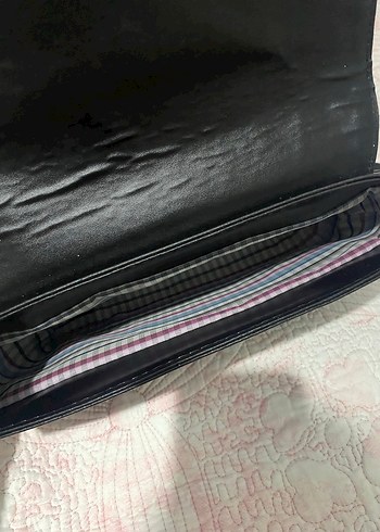 Siyah Deri Kadın Omuz Çantası - Görsel 4