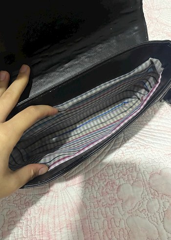 Siyah Deri Kadın Omuz Çantası - Görsel 3