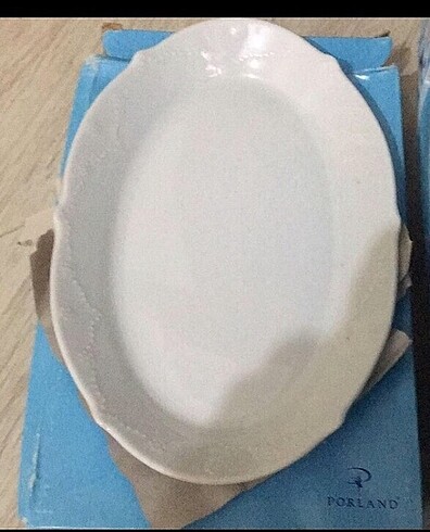 Porland porselen kayık tabak