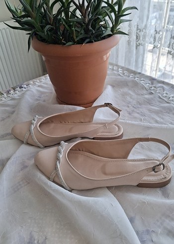 Bej Kadın Akşam Ayakkabısı - Görsel 3