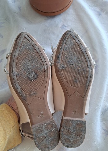 Bej Kadın Akşam Ayakkabısı - Görsel 7