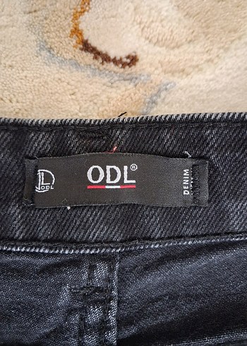 Gri Kadın Bol Kesim Midi Kot Pantolon - Görsel 4