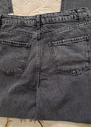 Gri Regular Fit Kadın Denim Pantolon - Görsel 5