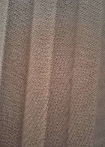 Bej Pileli Uzun Kadın Etek - Görsel 4