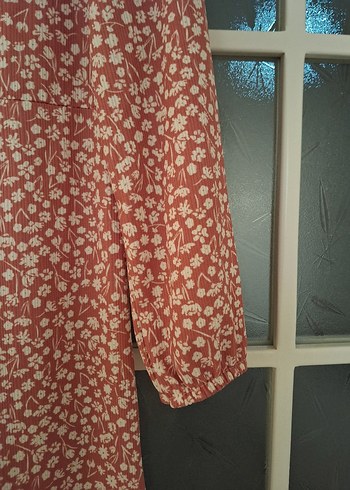 Bej Uzun Kollu Bohem Uzun Elbise - Görsel 4