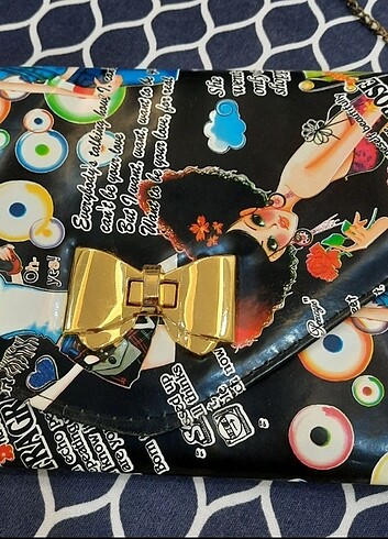 Beden çeşitli Renk Pop art canta