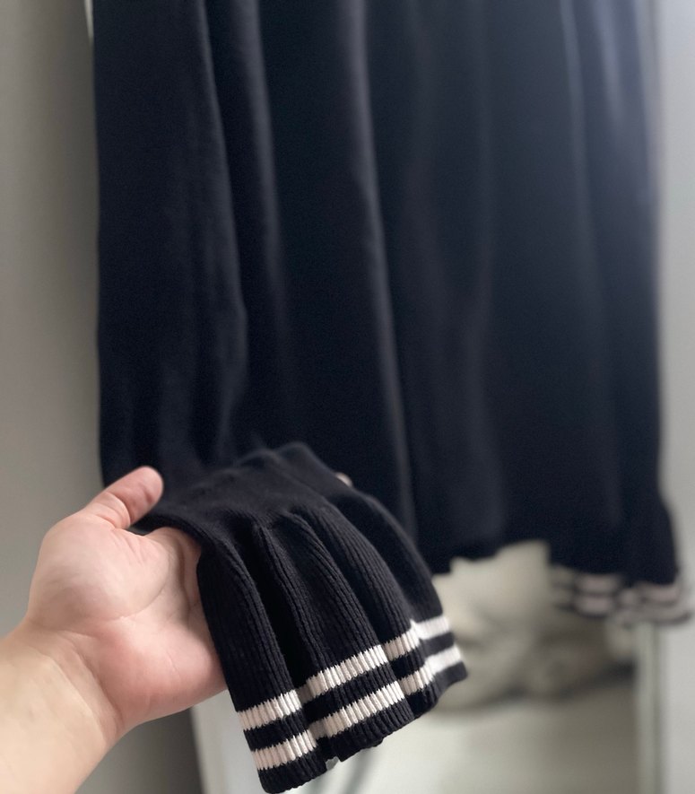 Siyah Yüksek YakalıKadın Kazak - Görsel 2