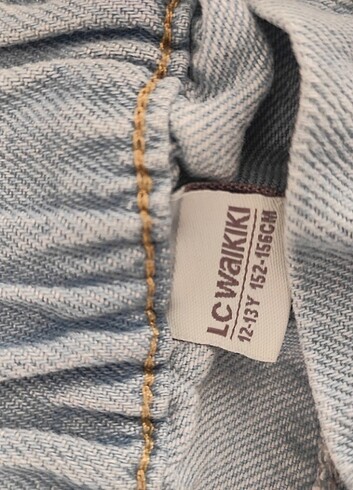 12-13 Yaş Beden LC Waikiki Jean sirt
