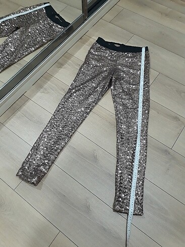 Payetli tayt pantalon 