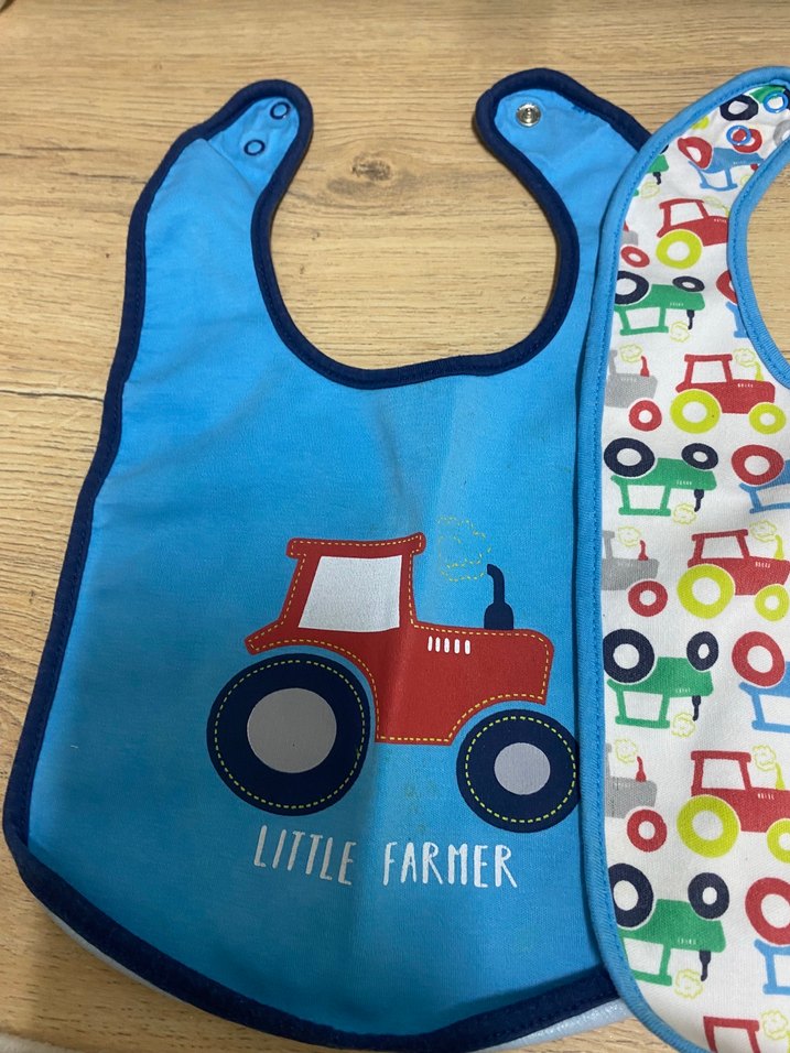 Renkli Baskılı Bebek Önlüğü - Görsel 3