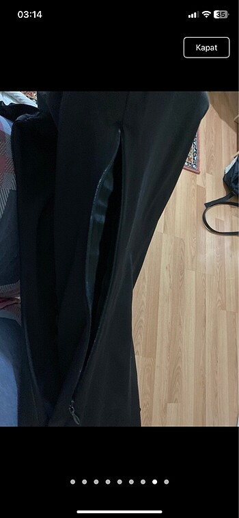 Siyah Midi Boy Abiye - Görsel 8