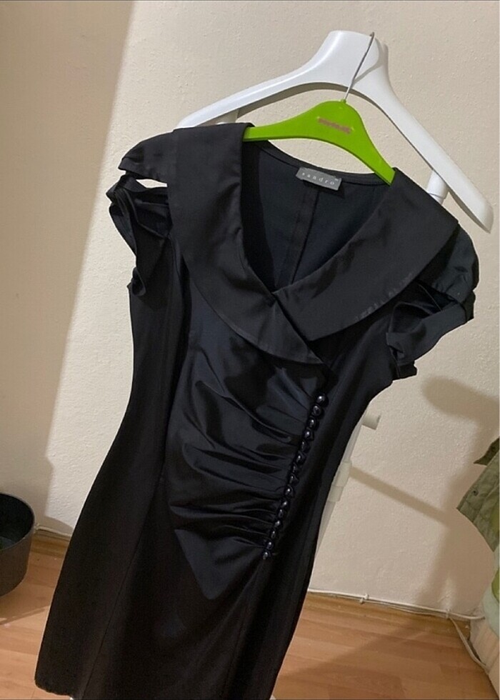 Siyah Midi Boy Abiye - Görsel 4