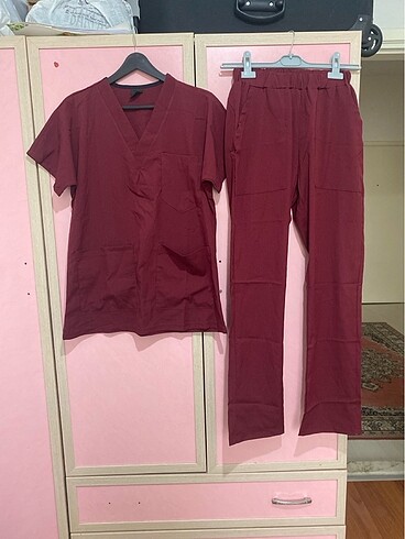 Bordo Sağlıkçı Forması