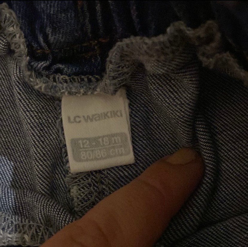 Kemerli Koyu Mavi Kız Denim Şort - Görsel 2