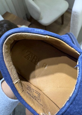 Mavi Süet Erkek Çocuk Özel Ayakkabı - Görsel 4