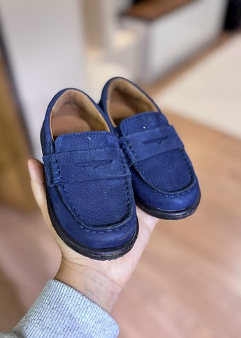 Mavi Süet Erkek Çocuk Özel Ayakkabı - Görsel 2